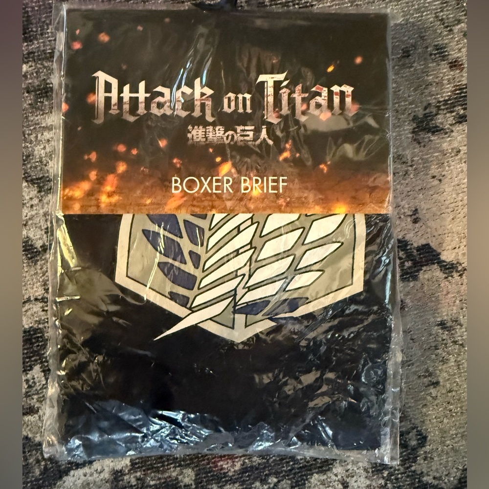 Ripple Junction Attack on‎ Titan Black Boxer Briefs